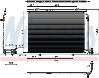 Nissens A/C Condenser