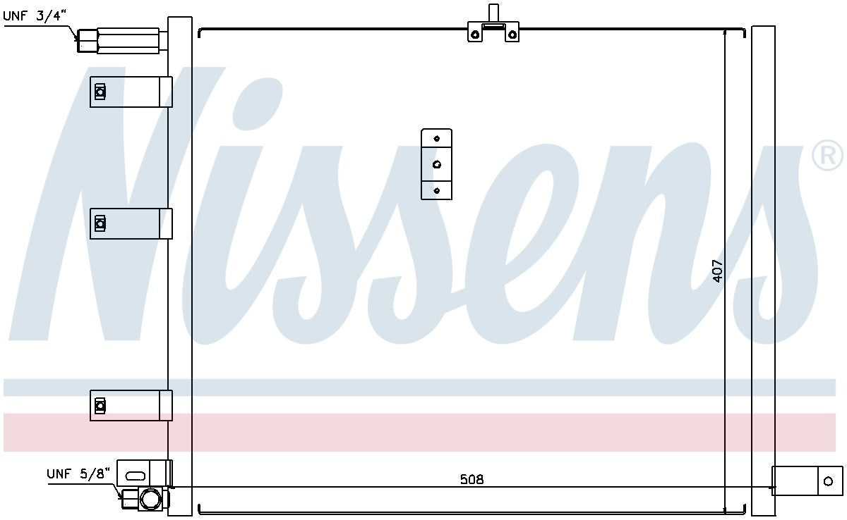 Nissens A/C Condenser 94300