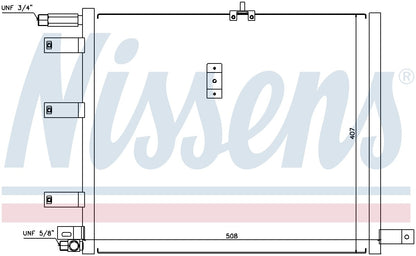 Nissens A/C Condenser 94300
