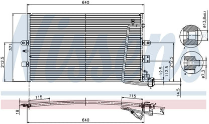 Nissens A/C Condenser