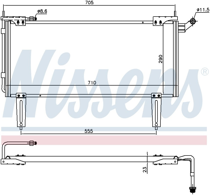 Nissens A/C Condenser