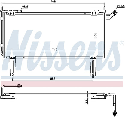 Nissens A/C Condenser