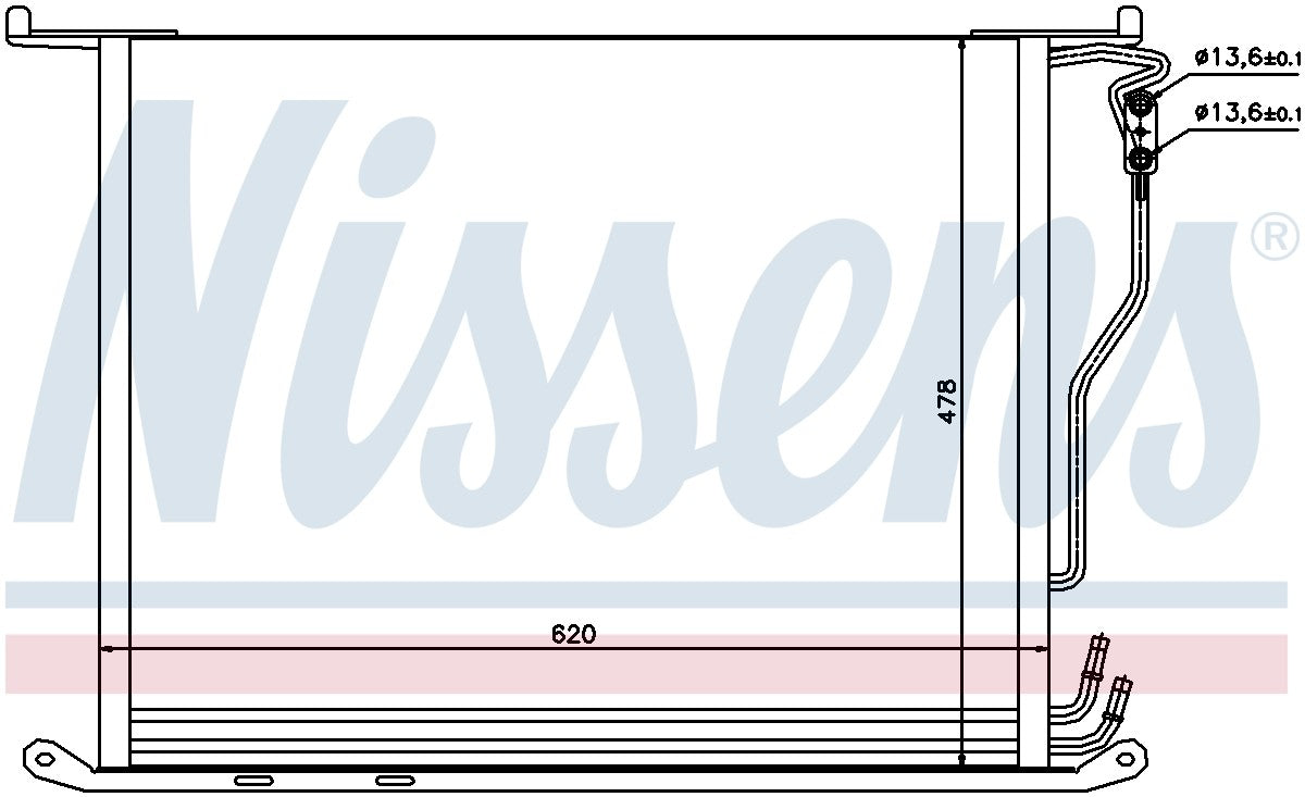 Nissens A/C Condenser