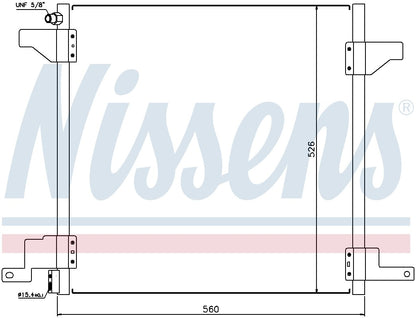 Nissens A/C Condenser 94390