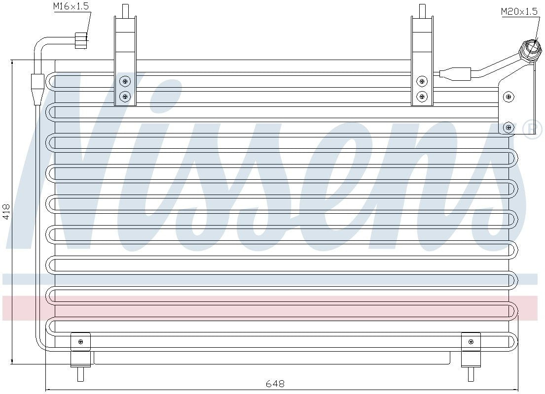 Nissens A/C Condenser 94399
