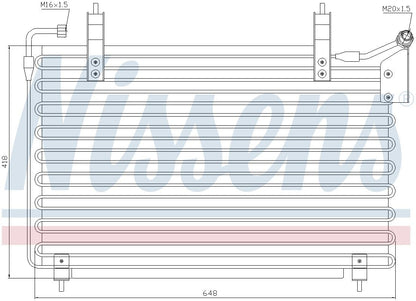 Nissens A/C Condenser 94399