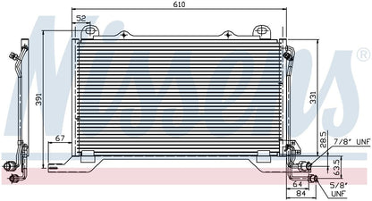 Nissens A/C Condenser