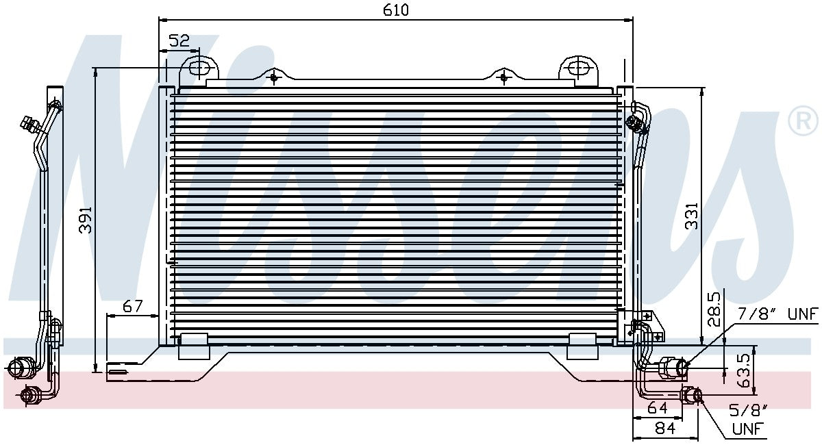 Nissens A/C Condenser