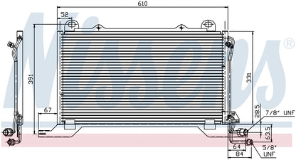 Nissens A/C Condenser