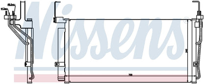 Nissens A/C Condenser 94451
