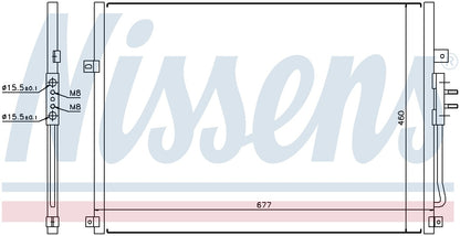 Nissens A/C Condenser 94464