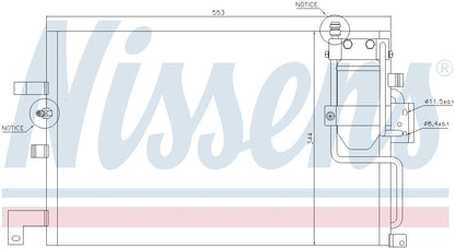 Nissens A/C Condenser 94504