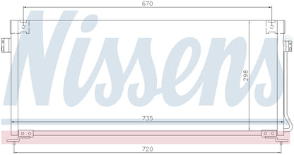 Nissens A/C Condenser 94507