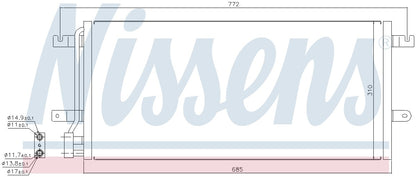 Nissens A/C Condenser