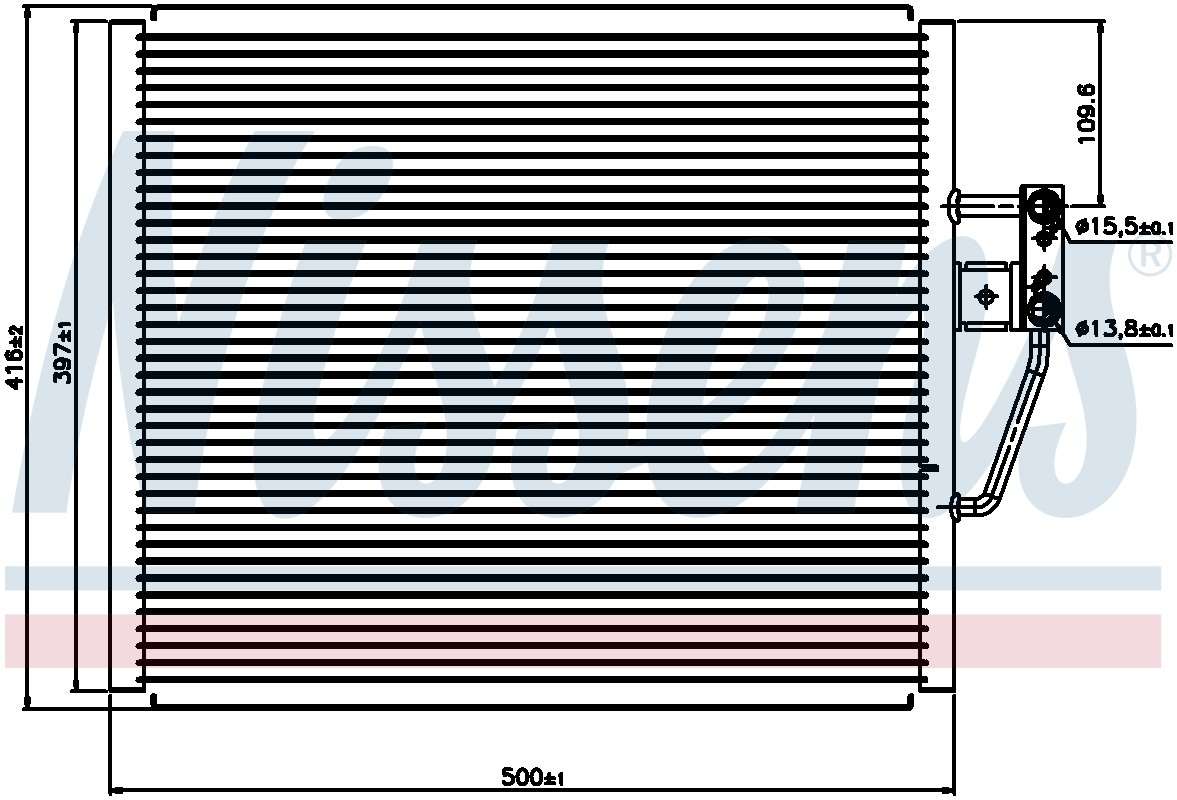 Nissens A/C Condenser
