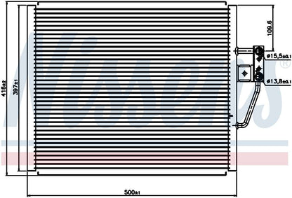 Nissens A/C Condenser