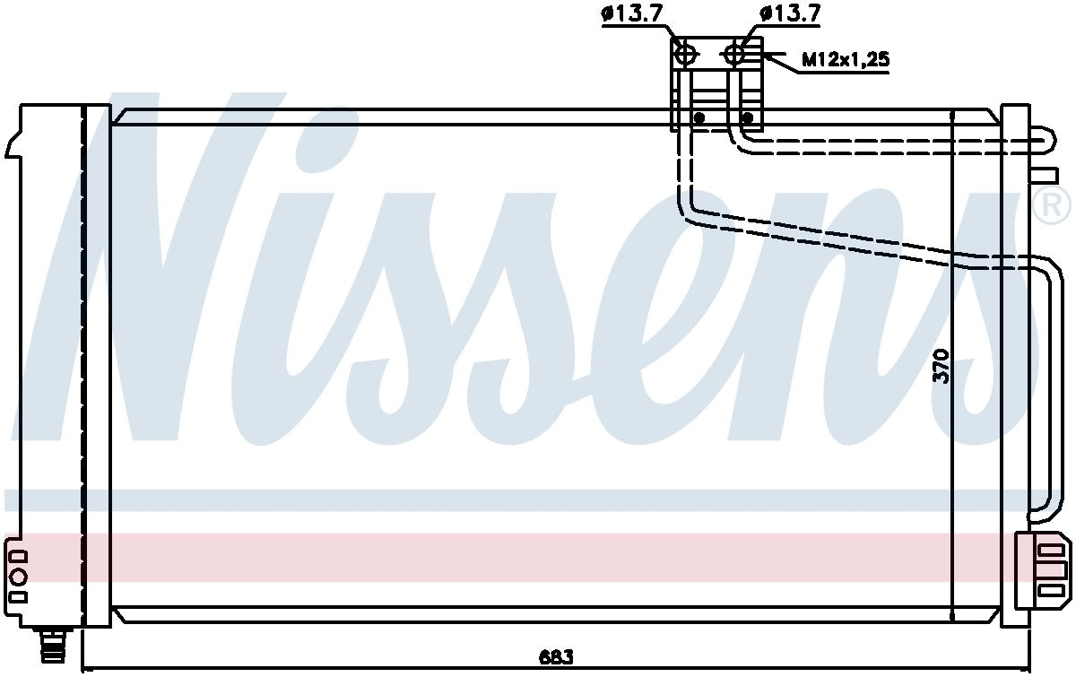 Nissens A/C Condenser