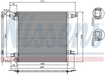 Nissens A/C Condenser