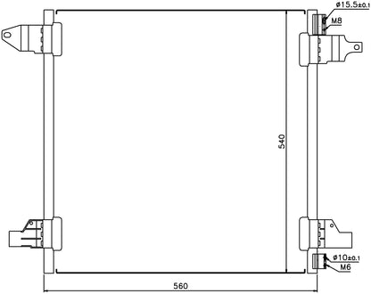 Nissens A/C Condenser