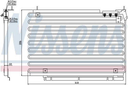 Nissens A/C Condenser 94576