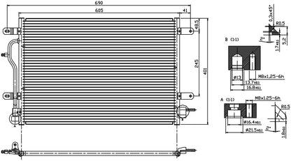 Nissens A/C Condenser 94583