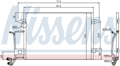 Nissens A/C Condenser