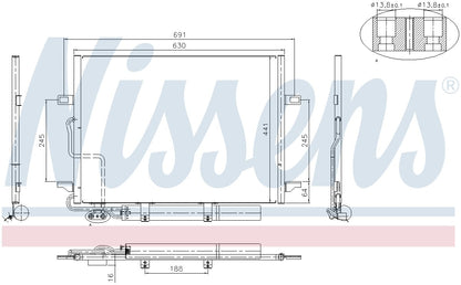 Nissens A/C Condenser