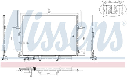 Nissens A/C Condenser