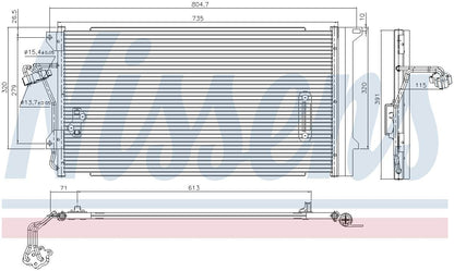 Nissens A/C Condenser