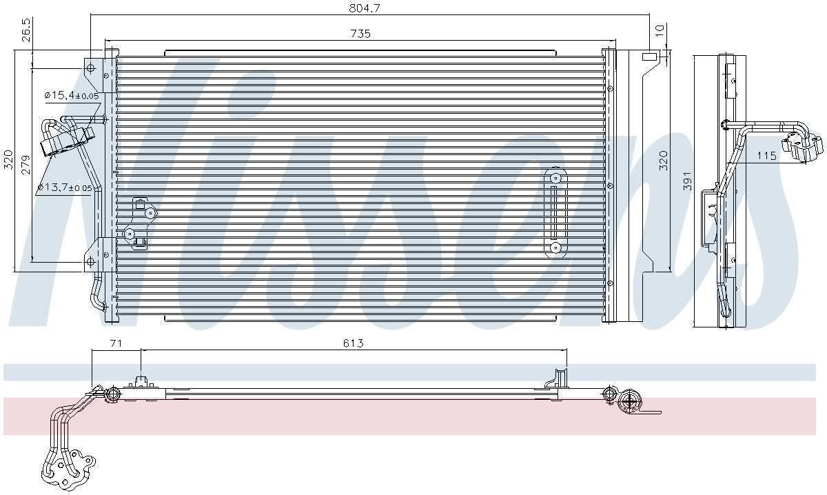 Nissens A/C Condenser