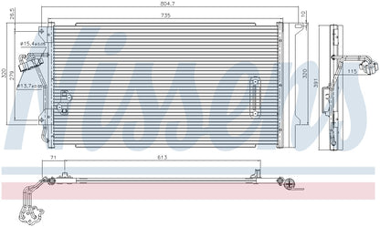 Nissens A/C Condenser