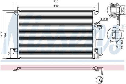 Nissens A/C Condenser