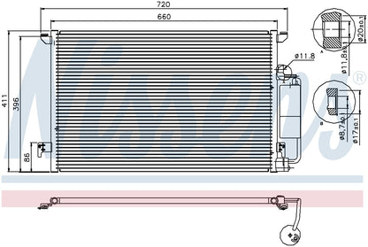 Nissens A/C Condenser