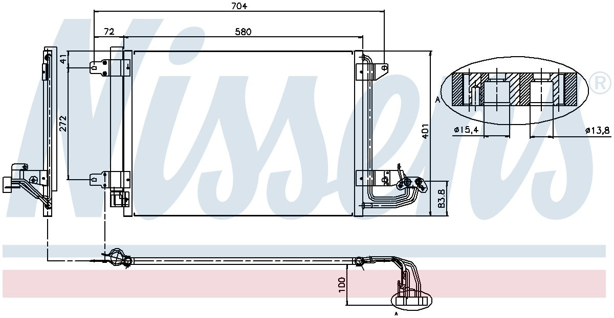 Nissens A/C Condenser