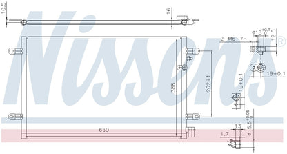 Nissens A/C Condenser