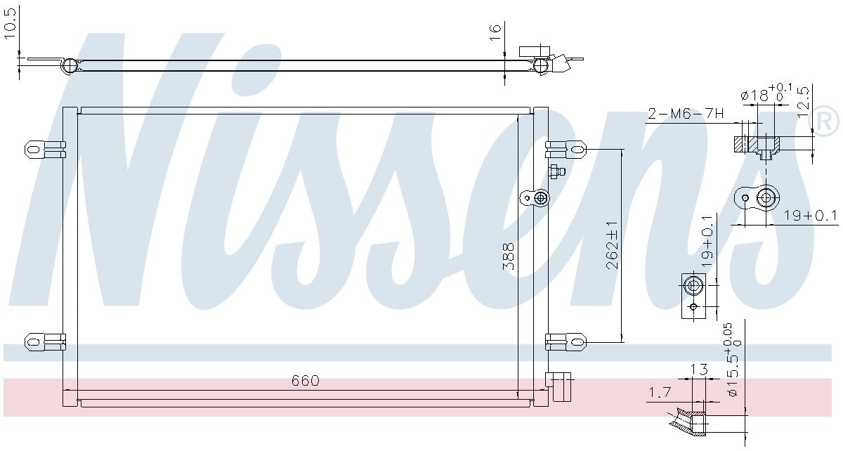Nissens A/C Condenser