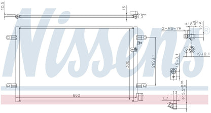 Nissens A/C Condenser