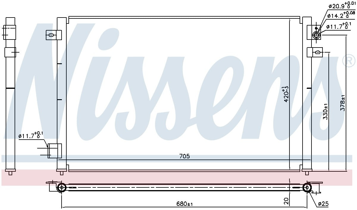 Nissens A/C Condenser