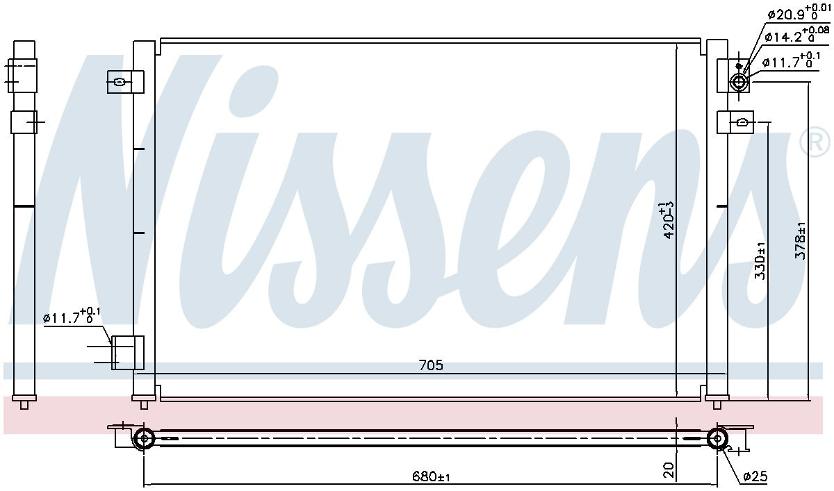 Nissens A/C Condenser