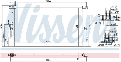 Nissens A/C Condenser