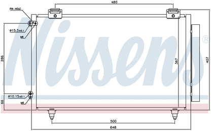 Nissens A/C Condenser 94719