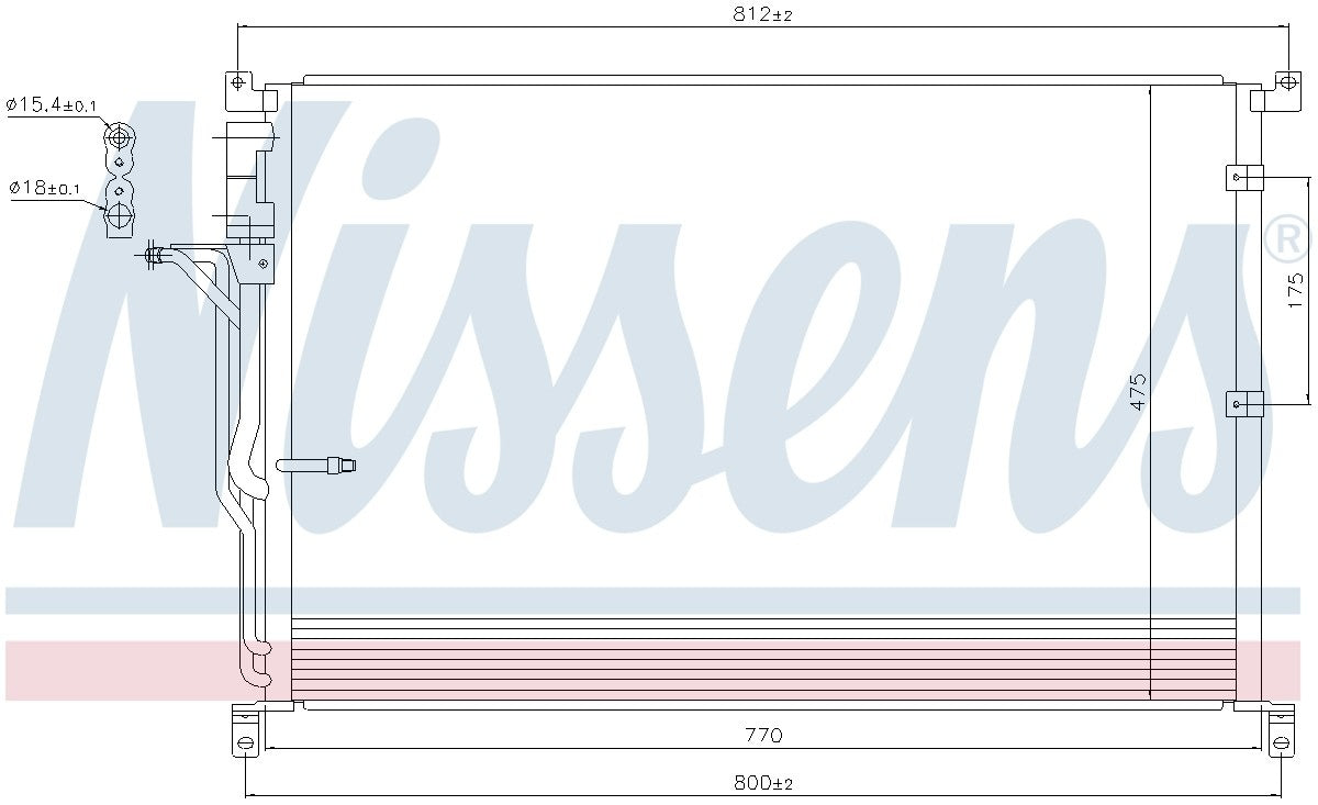 Nissens A/C Condenser