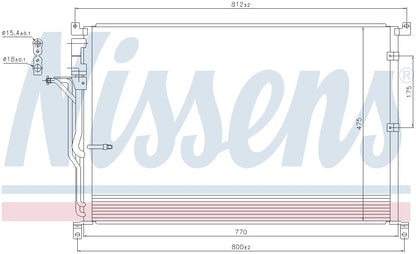 Nissens A/C Condenser