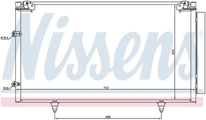 Nissens A/C Condenser and Receiver Drier Assembly 94757