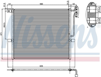 Nissens A/C Condenser