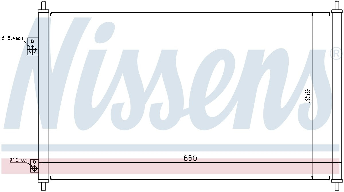 Nissens A/C Condenser 94771