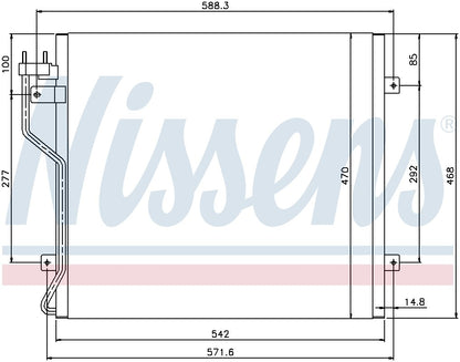Nissens A/C Condenser 94773