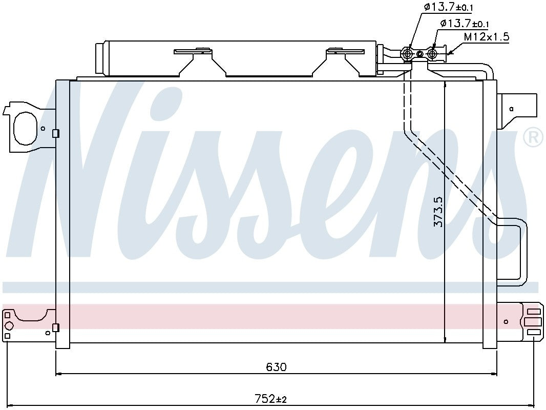 Nissens A/C Condenser