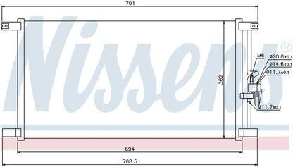 Nissens A/C Condenser