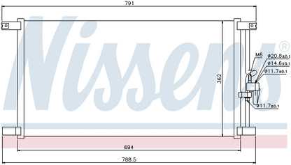Nissens A/C Condenser